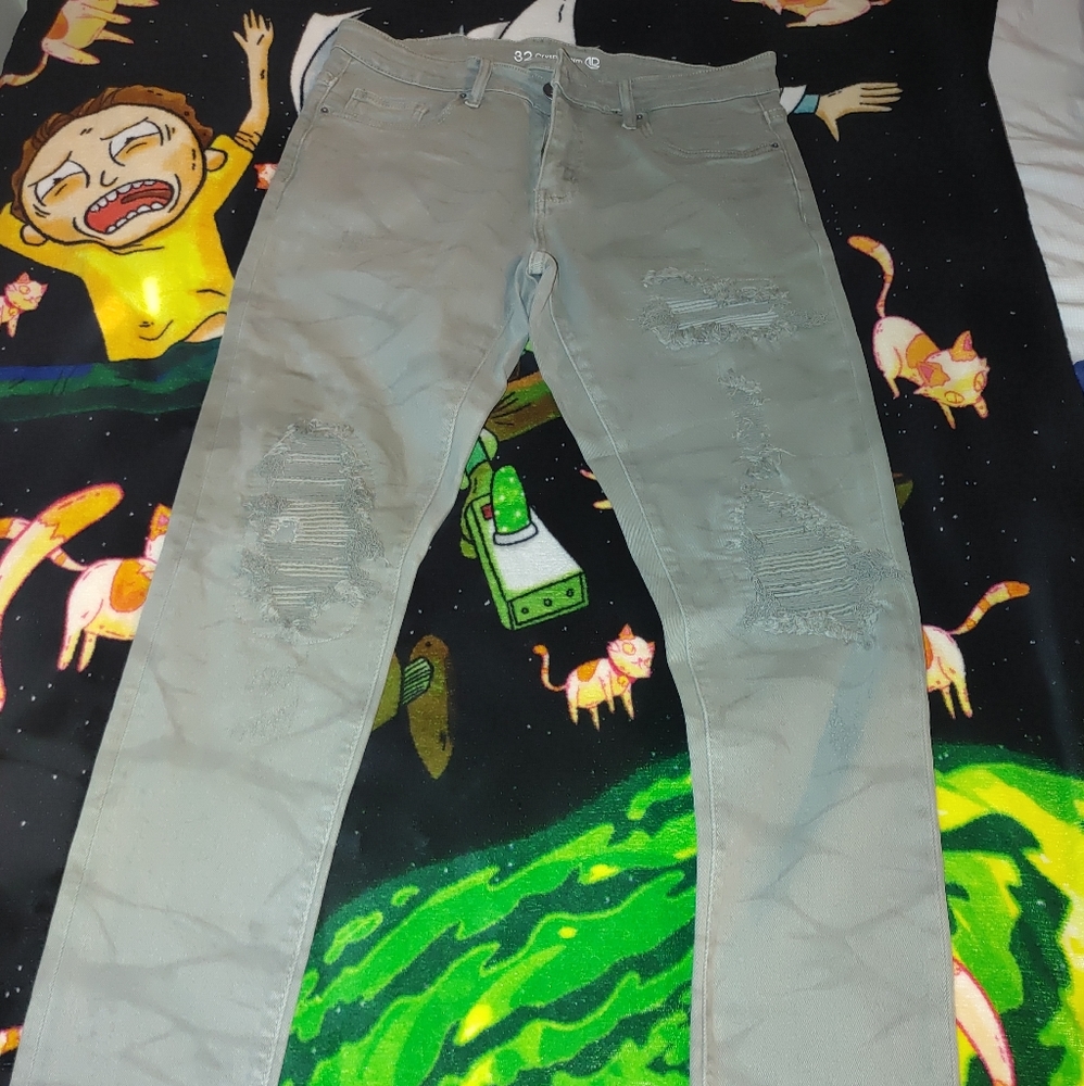 Crisp denim skinny
